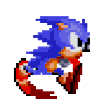 sonic correndo